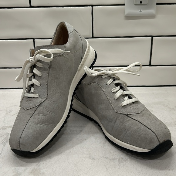 Finn Comfort Sarnia Nero Suede Leather Grey Sneakers Shoes Women’s 7.5 - Picture 9 of 16